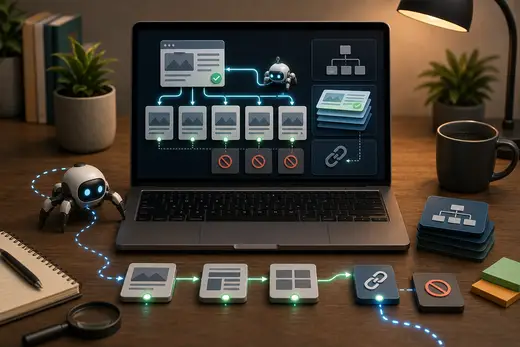 Workflow for crawlability og indeksering med crawler-stier og indekssignaler